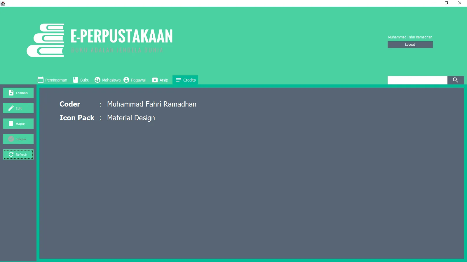 E-Perpustakaan About