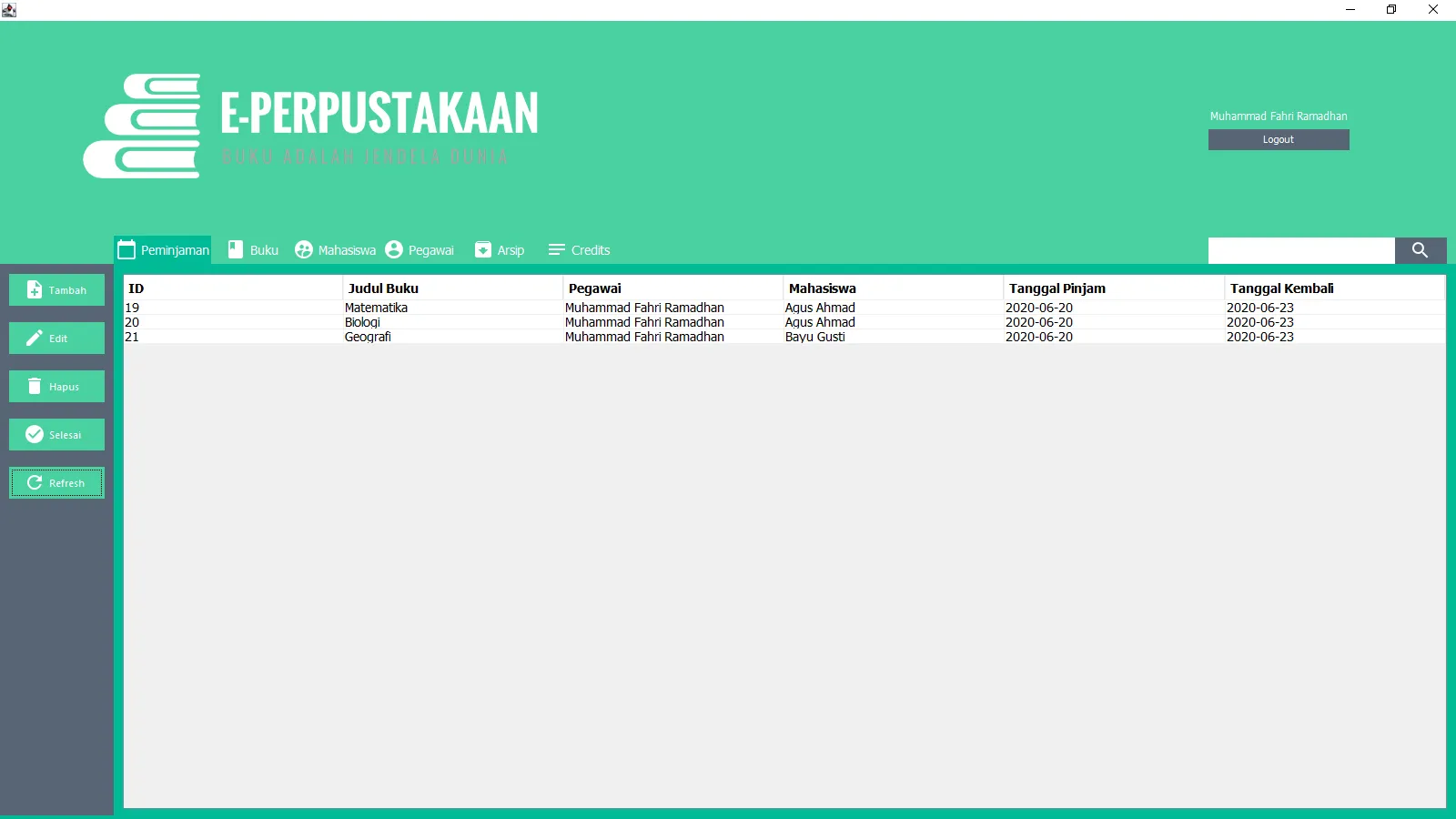 E-Perpustakaan Preview